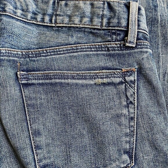 MADEWELL Sz 24 Denim Whiskered Straight Leg - Picture 5 of 7